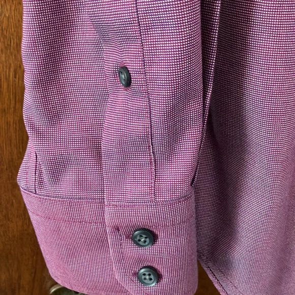 NWOT Mens Banana Republic Oxford Cotton Non-Iron Slim Fit Shirt, size S - Picture 3 of 6